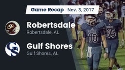 Recap: Robertsdale  vs. Gulf Shores  2017