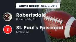 Recap: Robertsdale  vs. St. Paul's Episcopal  2018