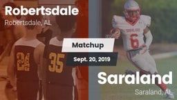 Matchup: Robertsdale vs. Saraland  2019