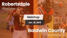 Matchup: Robertsdale vs. Baldwin County  2019