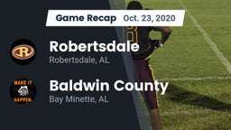 Recap: Robertsdale  vs. Baldwin County  2020