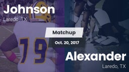 Matchup: Johnson vs. Alexander  2017