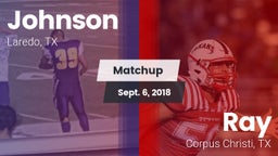 Matchup: Johnson vs. Ray  2018