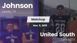 Matchup: Johnson vs. United South  2018