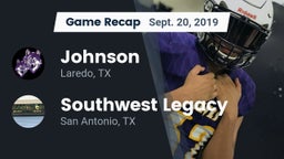Recap: Johnson  vs. Southwest Legacy  2019
