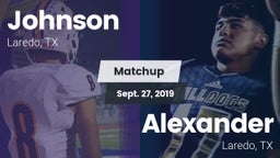 Matchup: Johnson vs. Alexander  2019