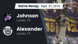 Recap: Johnson  vs. Alexander  2019