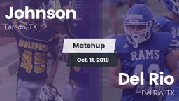 Matchup: Johnson vs. Del Rio  2019