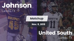 Matchup: Johnson vs. United South  2019