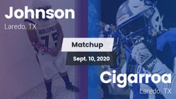Matchup: Johnson vs. Cigarroa  2020