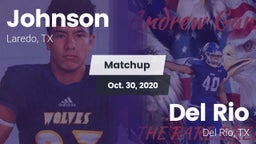 Matchup: Johnson vs. Del Rio  2020