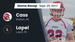Recap: Cass  vs. Lapel  2017