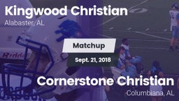 Matchup: Kingwood Christian vs. Cornerstone Christian  2018