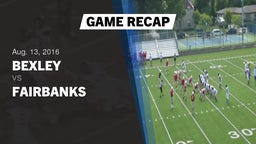 Recap: Bexley  vs. Fairbanks  2016
