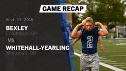 Recap: Bexley  vs. Whitehall-Yearling  2016