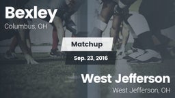 Matchup: Bexley vs. West Jefferson  2016