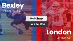 Matchup: Bexley vs. London  2016