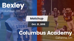 Matchup: Bexley vs. Columbus Academy  2016