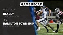 Recap: Bexley  vs. Hamilton Township  2016