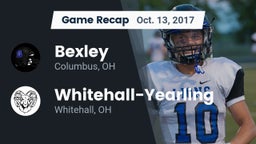 Recap: Bexley  vs. Whitehall-Yearling  2017