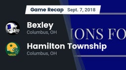 Recap: Bexley  vs. Hamilton Township  2018