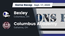 Recap: Bexley  vs. Columbus Academy  2020