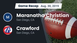 Recap: Maranatha Christian  vs. Crawford  2019