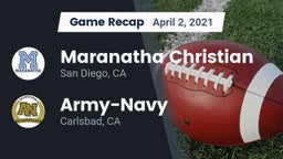 Recap: Maranatha Christian  vs. Army-Navy  2021