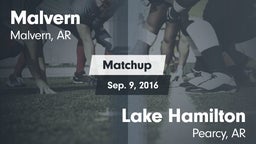 Matchup: Malvern vs. Lake Hamilton  2016