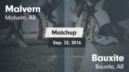 Matchup: Malvern vs. Bauxite  2016
