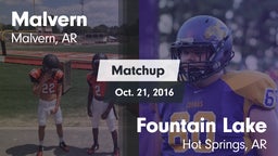 Matchup: Malvern vs. Fountain Lake  2016