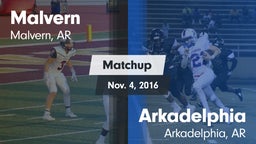 Matchup: Malvern vs. Arkadelphia  2016