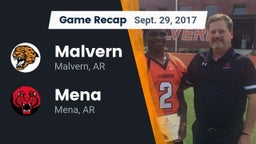 Recap: Malvern  vs. Mena  2017
