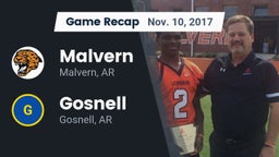 Recap: Malvern  vs. Gosnell  2017