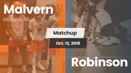 Matchup: Malvern vs. Robinson 2018