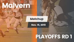 Matchup: Malvern vs. PLAYOFFS RD 1 2019