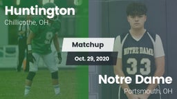 Matchup: Huntington vs. Notre Dame  2020