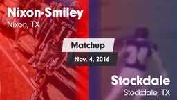 Matchup: Nixon-Smiley vs. Stockdale  2016