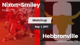 Matchup: Nixon-Smiley vs. Hebbronville  2017