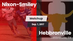 Matchup: Nixon-Smiley vs. Hebbronville  2016