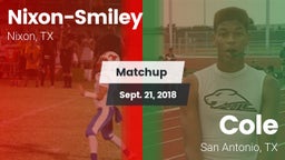 Matchup: Nixon-Smiley vs. Cole  2018