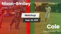 Matchup: Nixon-Smiley vs. Cole  2019