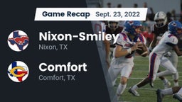 Recap: Nixon-Smiley  vs. Comfort  2022