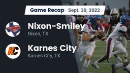 Recap: Nixon-Smiley  vs. Karnes City  2022
