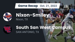 Recap: Nixon-Smiley  vs. South San West Campus 2022