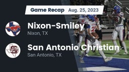 Recap: Nixon-Smiley  vs. San Antonio Christian  2023