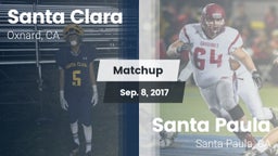 Matchup: Santa Clara vs. Santa Paula  2017