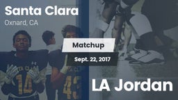 Matchup: Santa Clara vs. LA Jordan 2017