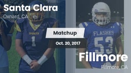 Matchup: Santa Clara vs. Fillmore  2017