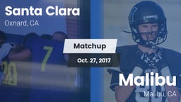 Matchup: Santa Clara vs. Malibu  2017